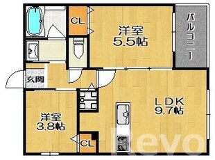 金山駅 徒歩17分 3階の物件間取画像